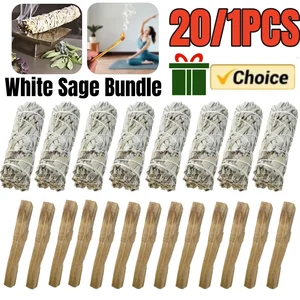 White Sage Sticks 4 Inch White Sage Incense Sticks White Sage Smudge Sticks for Meditation Smudging and Cleansing 10 best sales white sage - №7