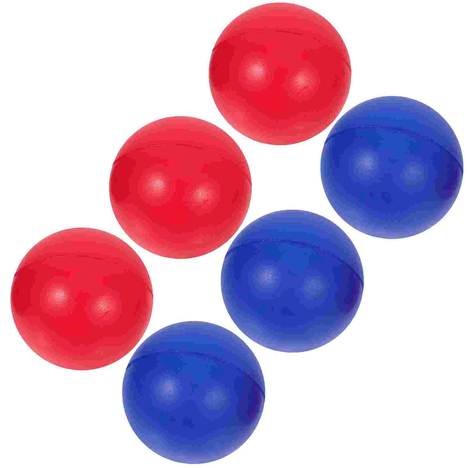 6 Pcs Bouncing Ball Replacement Beach Balls Small Training PU Paddle Funny Outdoors Playing