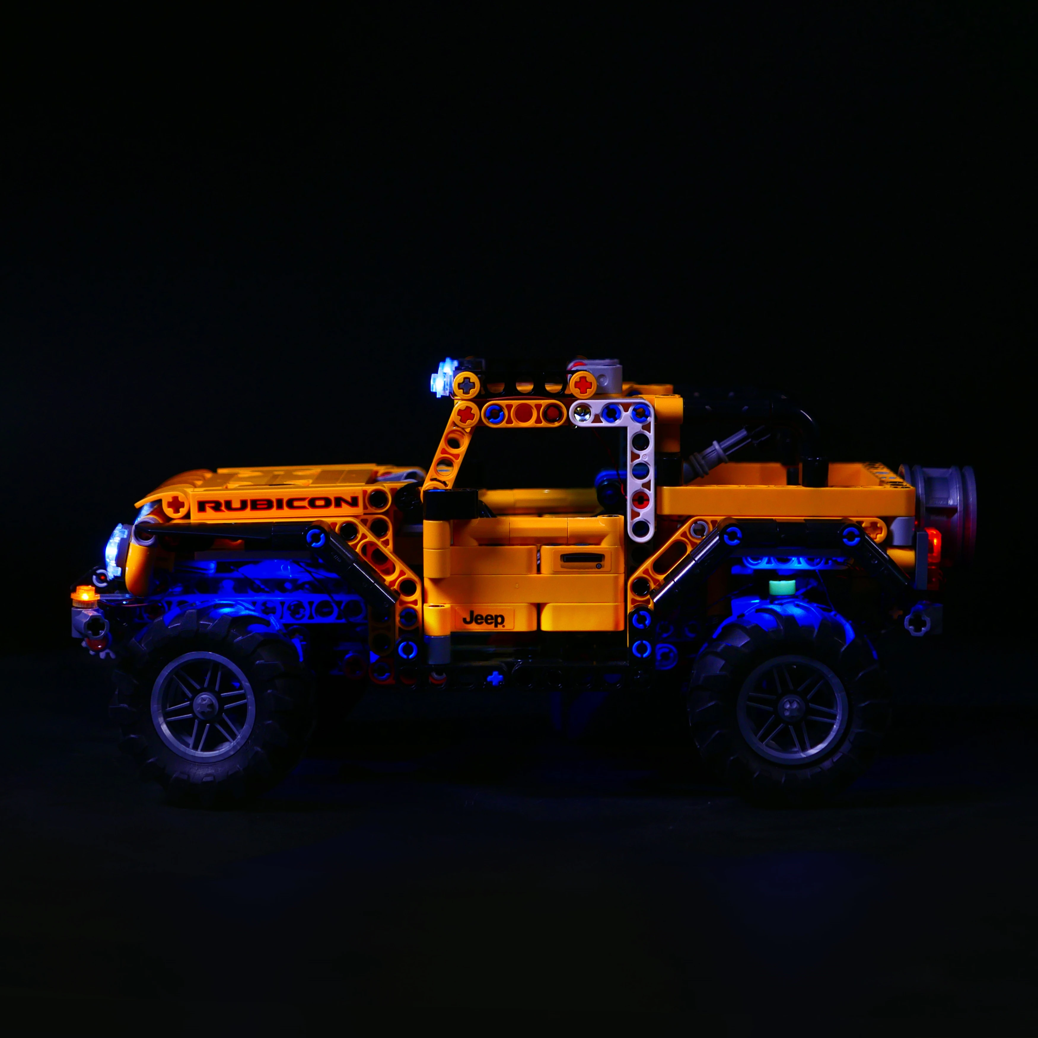 Zestaw DIY z klocków konstrukcyjnych i oświetleniem LED do modelu SUV-a 42122 Adventure, kreatywne akcesoria oświetleniowe dekoracyjne do kolekcji.