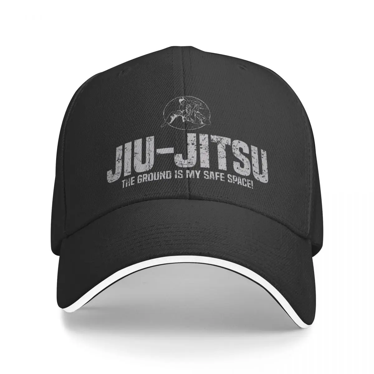 Jiu Jitsu The Ground Is My Safe Space Sun Cap Men's Cap Women's Cap Caps For Men Summer 2024 Man Hat Baseball Cap