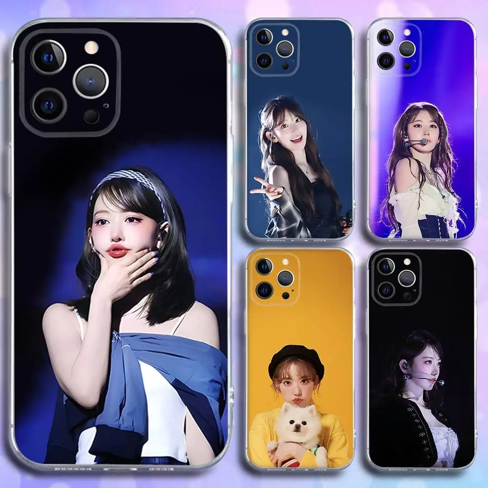 S-Sakura Miyawaki Singer Phone Case For iPhone 17,16,15,14,13,12,11 Pro,Max,Plus,X,XS,XR,SE4,E Mini Transparent Soft Cover
