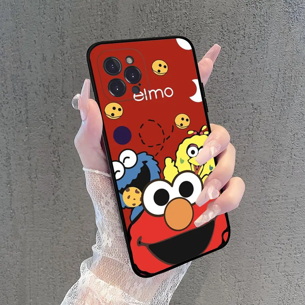 Sesame Street Phone Case For iPhone 15 14 11 12 13 Mini Pro XS Max Cover 7 8 Plus X XR Funda Shell