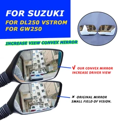 Suzuki 250,ドライバービジョン,Suzuki dl250 v-stromスカート250 vstrom gw250 gw用の凸型ビュースリーブレンズ