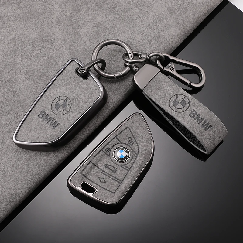 for BMW 1 2 3 5 7 Series X1 F48 X3 G20 X4 X5 G05 X6 F16 M40i M440i G02 G31 G23 F34 F15 F40 IX3 TPU Leather Case Car Key Cover