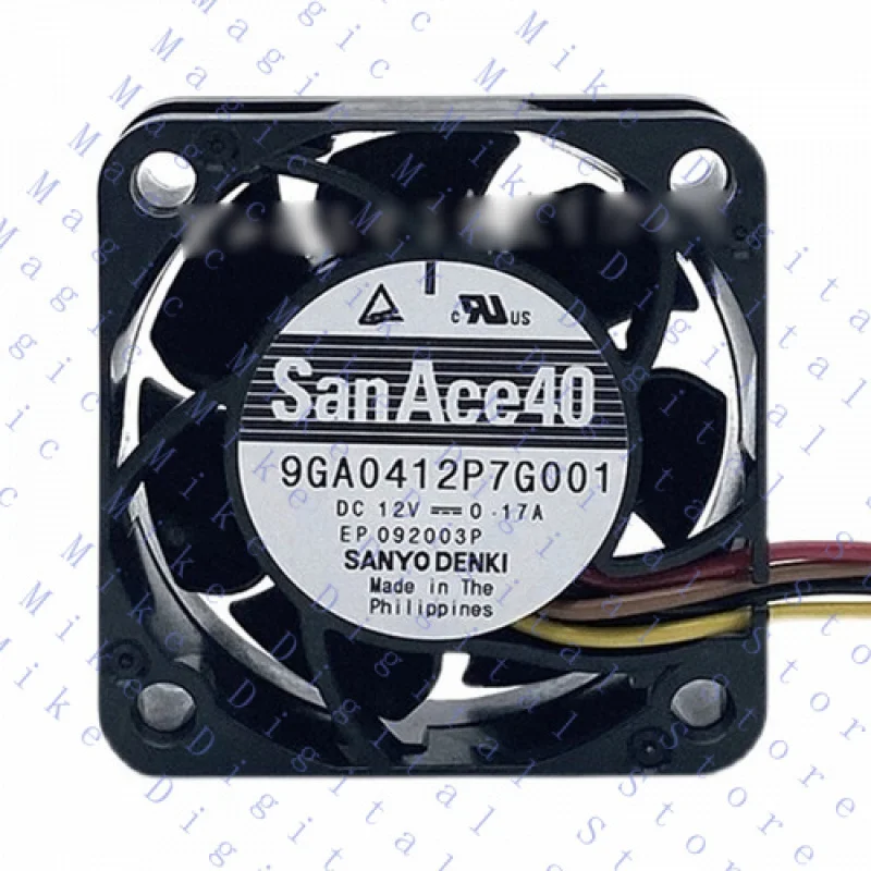 

H One For SANYO New 9GA0412P7G001 DC12V 0.17A 4pin cooling fan