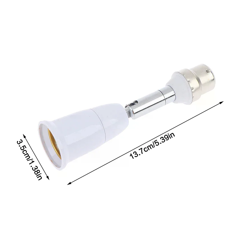 1Pc B22 To E27 Extender Screw E26 Bulb Holder Adapter 90 Drgee Rotatable Bendable Light Socket Holder Converter