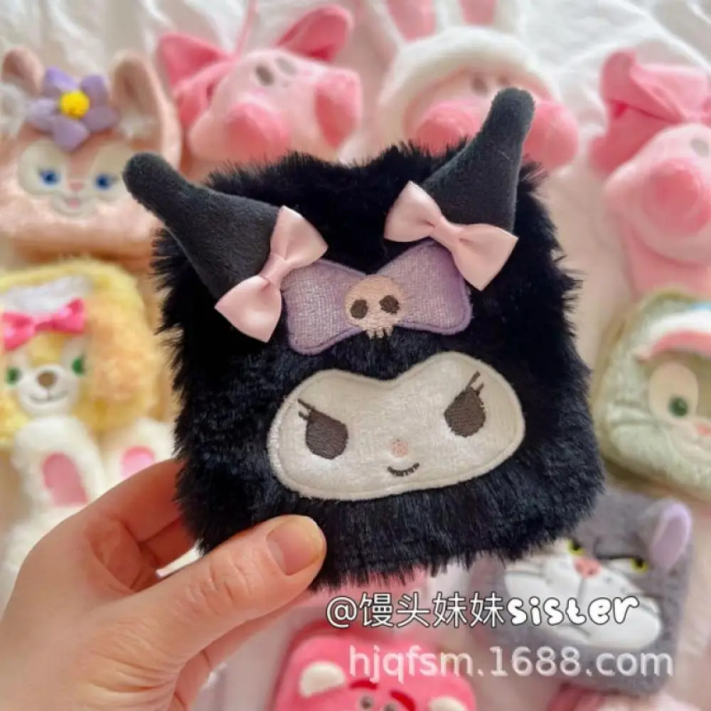 Sanrioed Melody Mini Caixa De Armazenamento De Jóias para Meninas, Presente De Viagem Portátil, Kawaii Anime Kuromi, Anel, Brincos, Colar, Coração Bonito