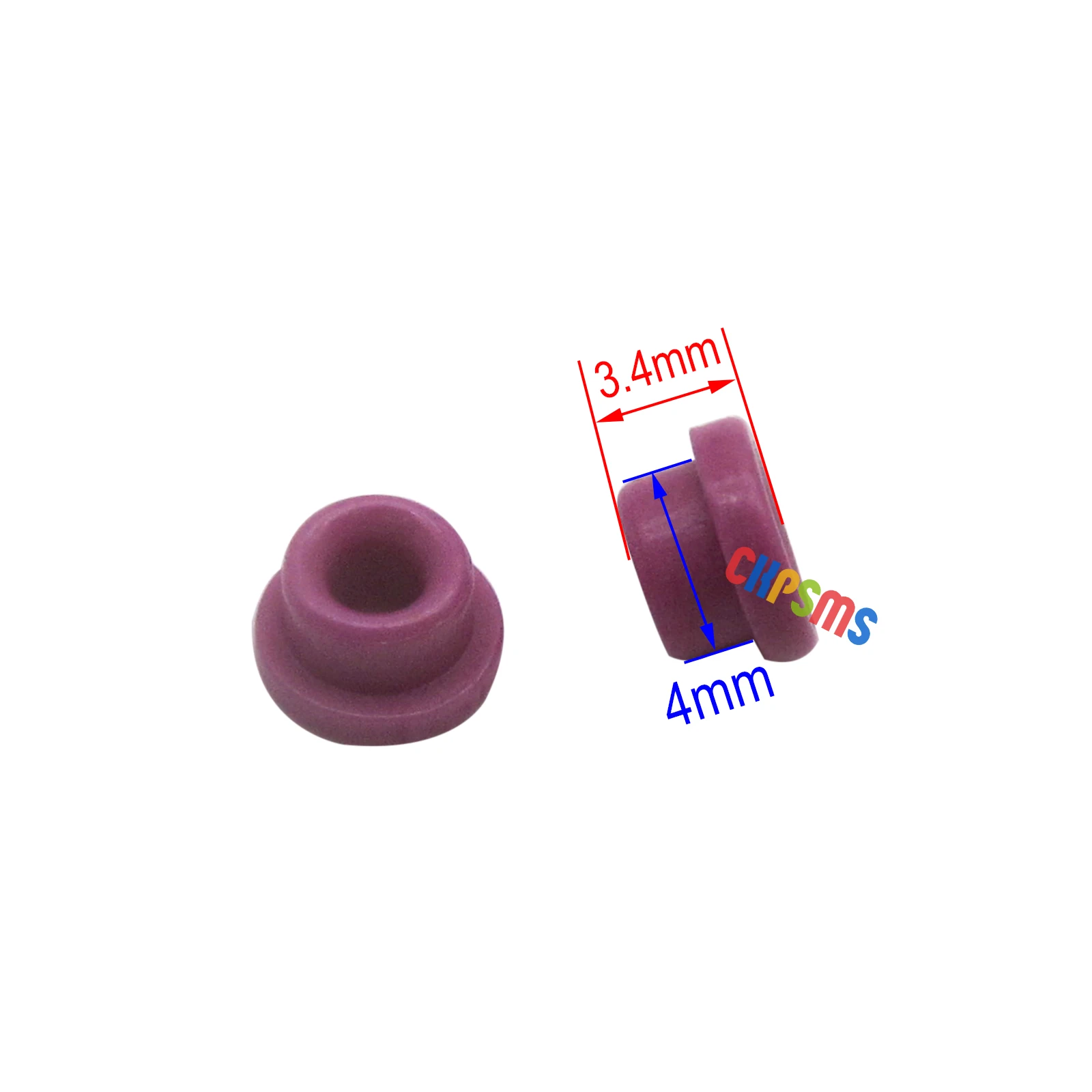 100PCS #HB230751 TAKE UP LEVER THREAD GUIDE EYELET (PURPLE) FIT FOR Barudan