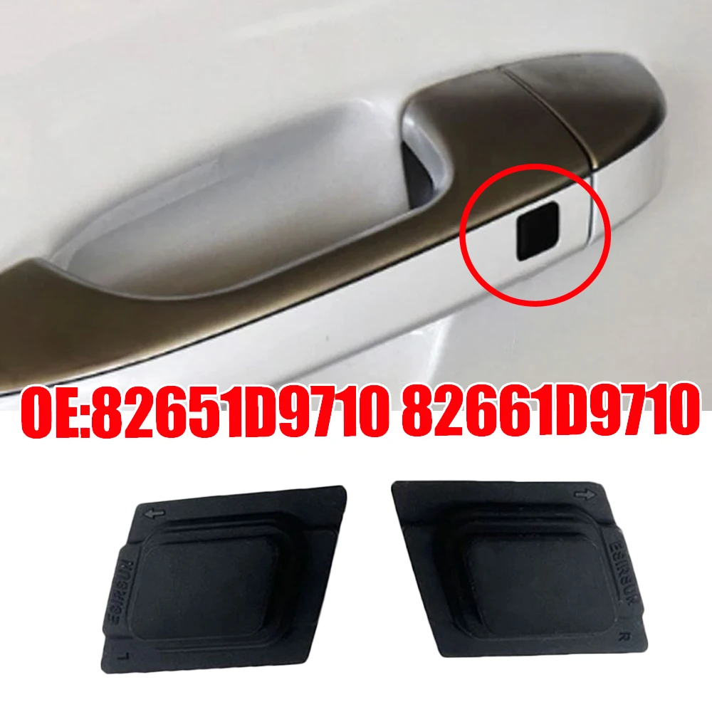 

1/2pcs Car Front Door Unlocking Switch Cover Exterior Handle Left Right Button For Kia Sportage 2016-2021 82651D9710 82661D9710