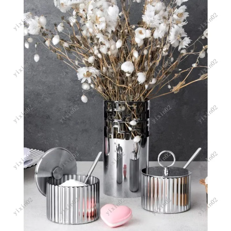Nordic Light Luxury Seasoning Box Modern Kitchen Storage Organizer White/Gray Cooking Bottles Home Storage Solution High Value