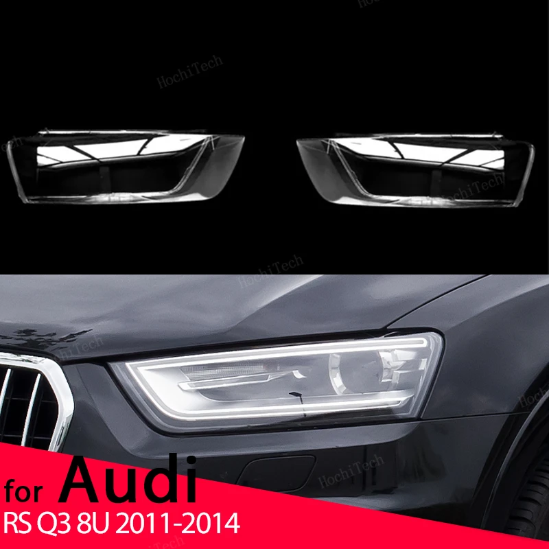 

Car Transparent Housing Front Headlights Lens Shell Cover Glass Lampcover Lampshade For Audi Q3 8U RS Q3 pre-facelift 2011-2014