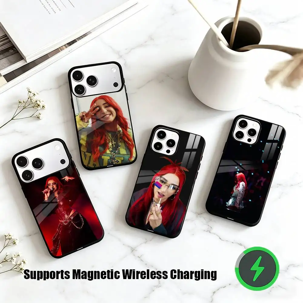 

D-De La Rose Phone Case For iPhone17,16,15,14,13,12,11 Plus,Pro Allows magnetic wireless charging