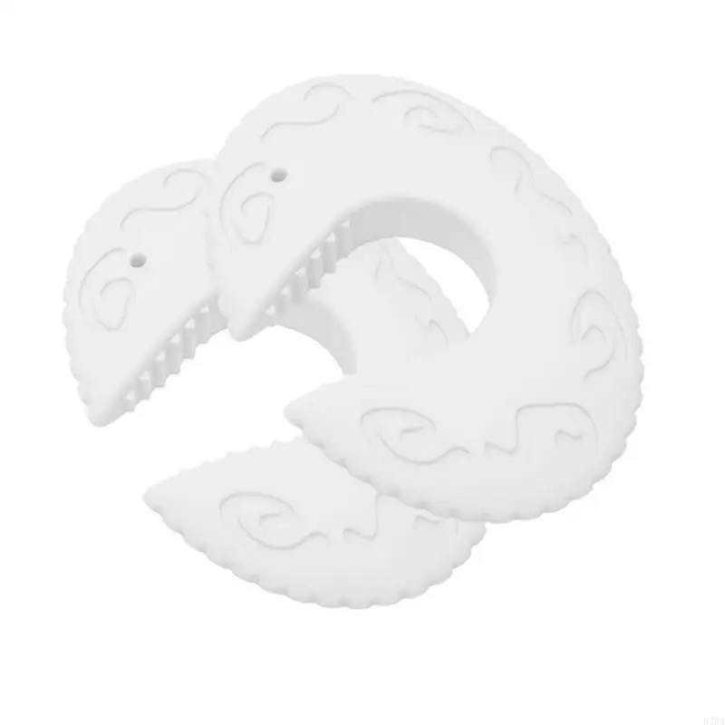 2 Pack Silicone Door Stoppers For Kids And Pet With Nonslip Design To Prevent Finger Pinching 87HA