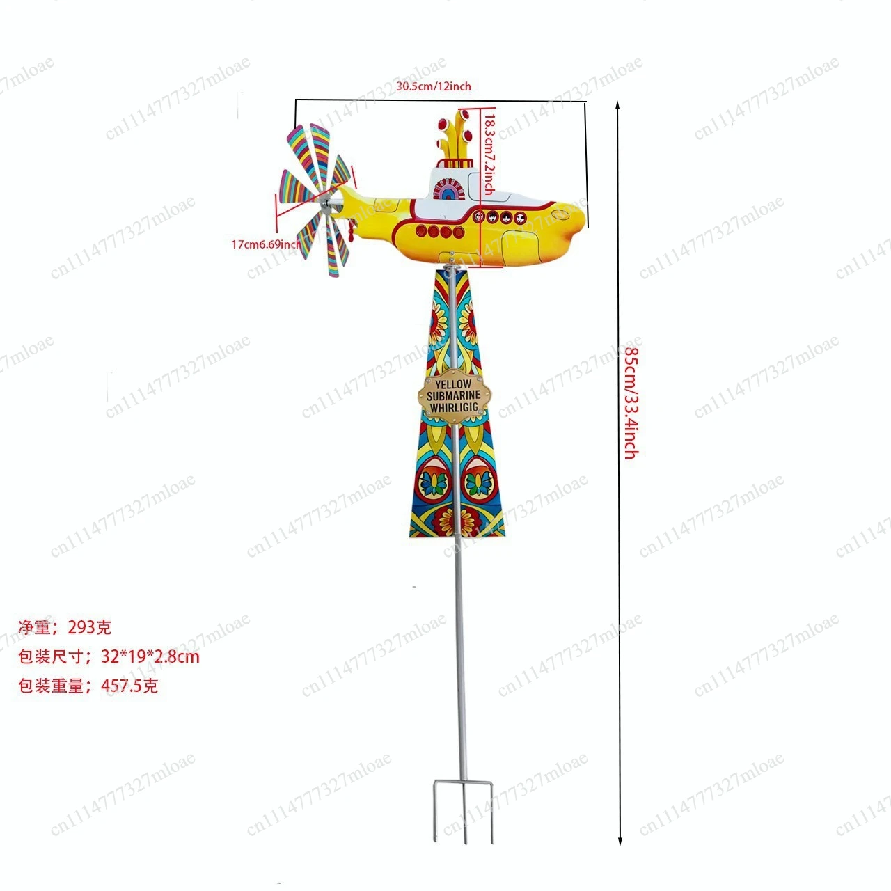 Garden cyclone outdoor garden windmill