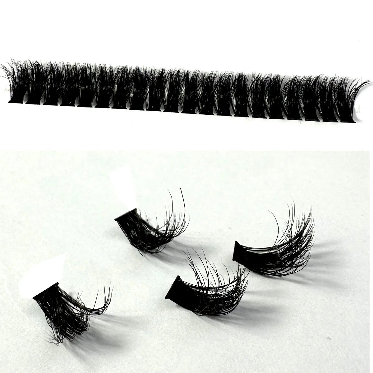 New 32 Rows 640 PCs Natural Wispy Cluster DIY Lash Extension High Quality Professional 3D Fluffy Lashes