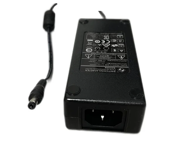 Adaptador do poder com tambor, 12V, 5A, IEC C14, FJ-SW1205000, 5,5, 2.1mm