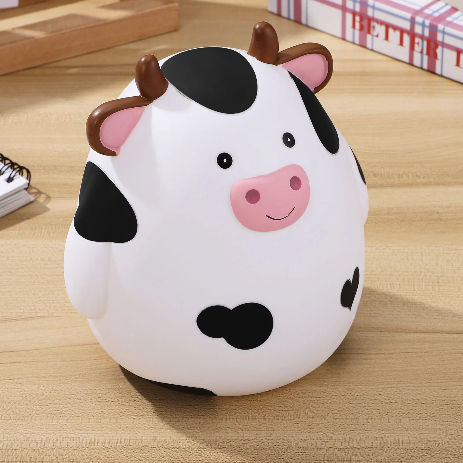 

Piggy Bank Baby Girl Childrens Banks Boys Saving Unique Vinyl Cash Kids Cow Coin Bill