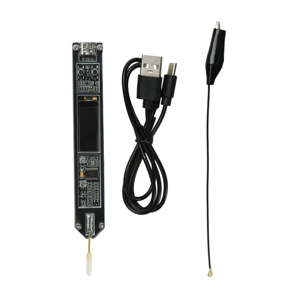 New 200Hz-100MHz Frequency Meter Pen 0.91Inch OLED Display High-Precision Frequency Counter For RF Measurement Radio Transceiver