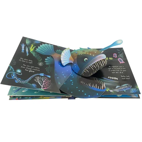 Usborne Pop Up Ocean 3D Книга для детей - Развивающая книжка с картинками — фото устройства
