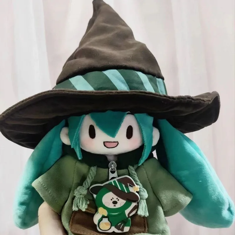 New Hatsune Miku Plush Doll Anime Peripheral Cartoon  Cute Doll Fufu Clothes Cloak Detachable Kawaii Birthday Gift for Friends