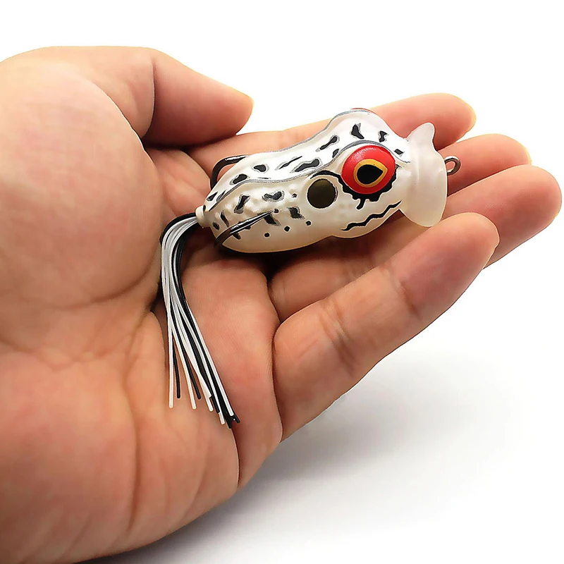 Surface System Bionic Lure 10.3cm/12.5g Big Mouth Thunder Frog Imitation Fish Bait Lua Soft Bait