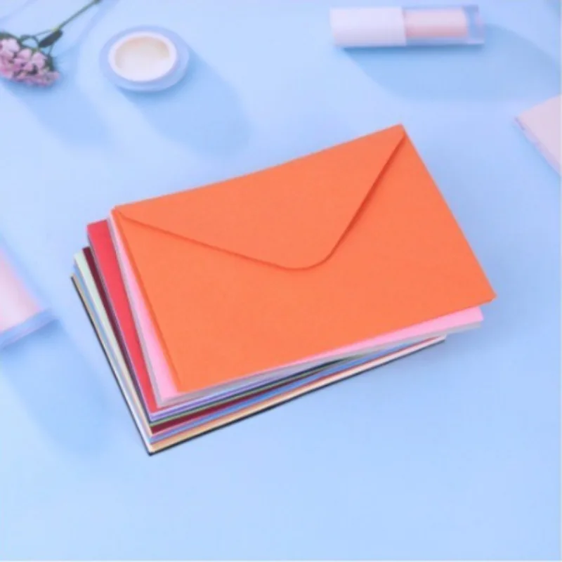 

50 Pcs 22x11cm Personalized Double Sided Adhesive Paper Envelope Customized Content for Invitations Letters and Gifts