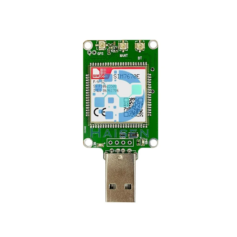 HAISEN SIMCOM SIM7670E-MNGV USB Dongle SIM7670E-MNGV Dongle SIM7670E Core Board LTE CAT1+GPS+Qualcomm chip SIM7670