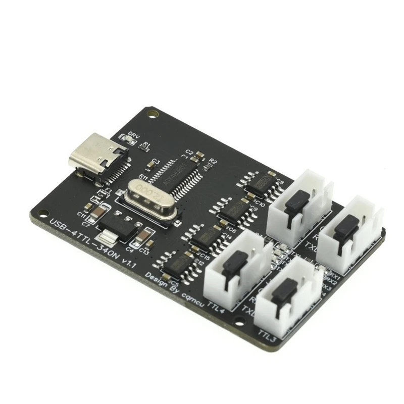 Módulo USB para TTL CH340 HUB TYPE-C Interface 4 canais quatro Solo TTL