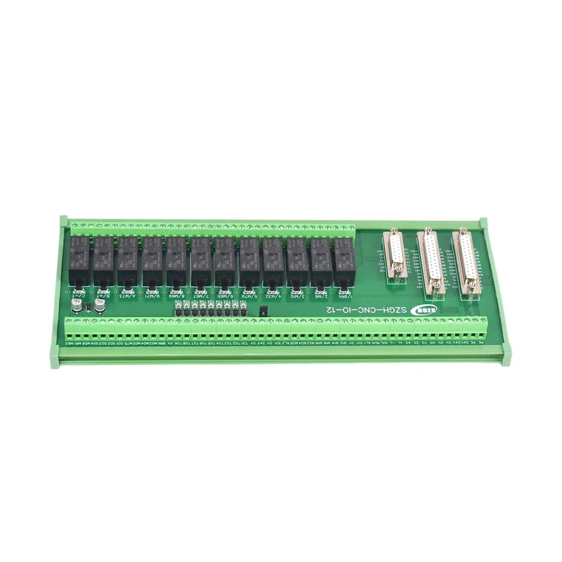 SZGH IO relay board with new 12 relay for easy connection CNC lathe or milling controller