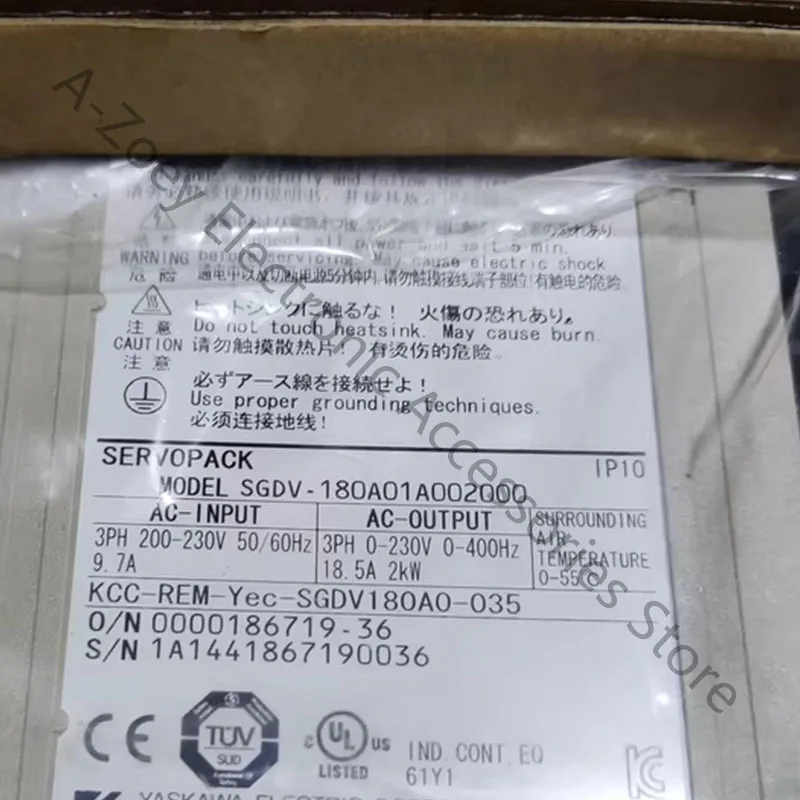 Brand New Original SGDV-180A01A002000 drive