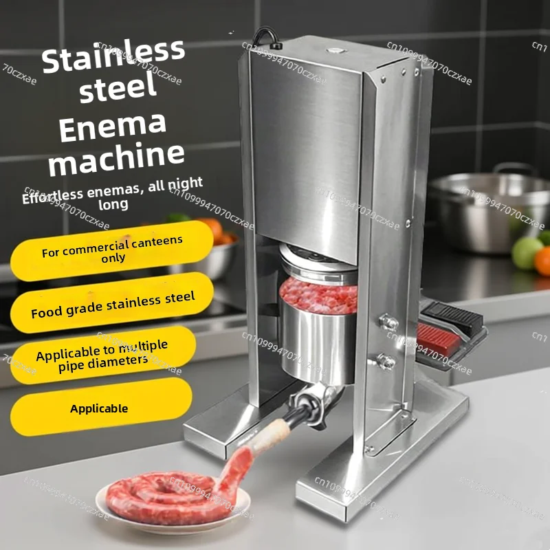 New Stainless Steel Commercial Foot-operated Sausage Sausage Meat Products Special Electric Food Filling Sausage Machine