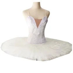 White Swan Lake Ballet Tutu Skirt Professional Ballet Costumes Velvet Tops Girls Ballerina Dress Kids Belly Dancewear Adult