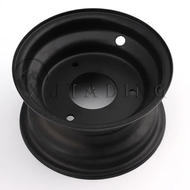 6 inch Iron Wheel 3 hole Rims For Small ATV Go Kart Buggy Razor Scooter Lawn mower 13X5.00-6 145/70-6 tires Wheels Accessories
