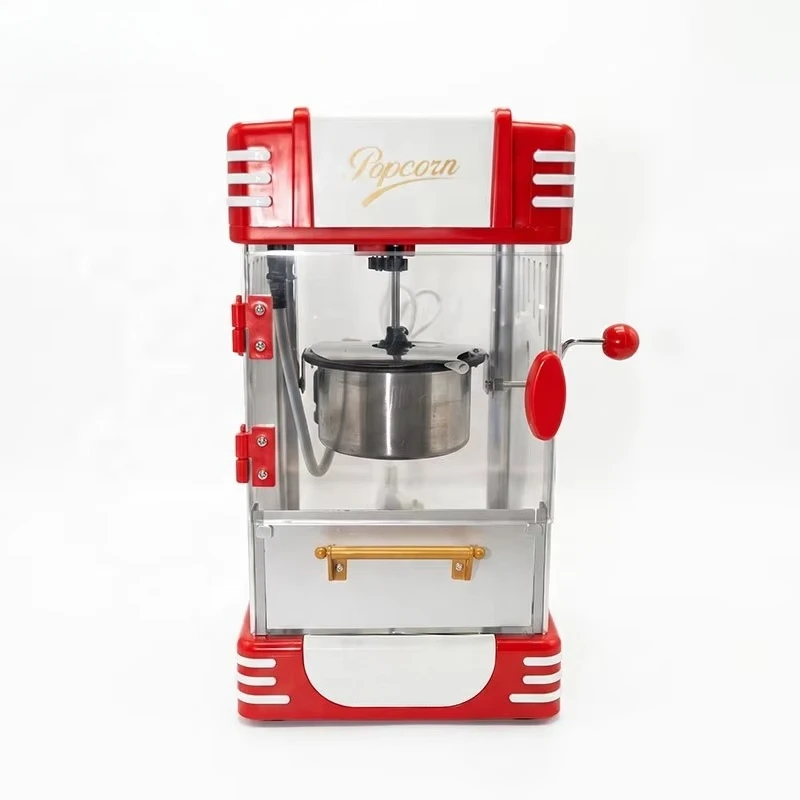 Commercial Automatic 220 Volt Electric Popcorn Machine New Conditions Small Spherical Puffed Bakery Corn