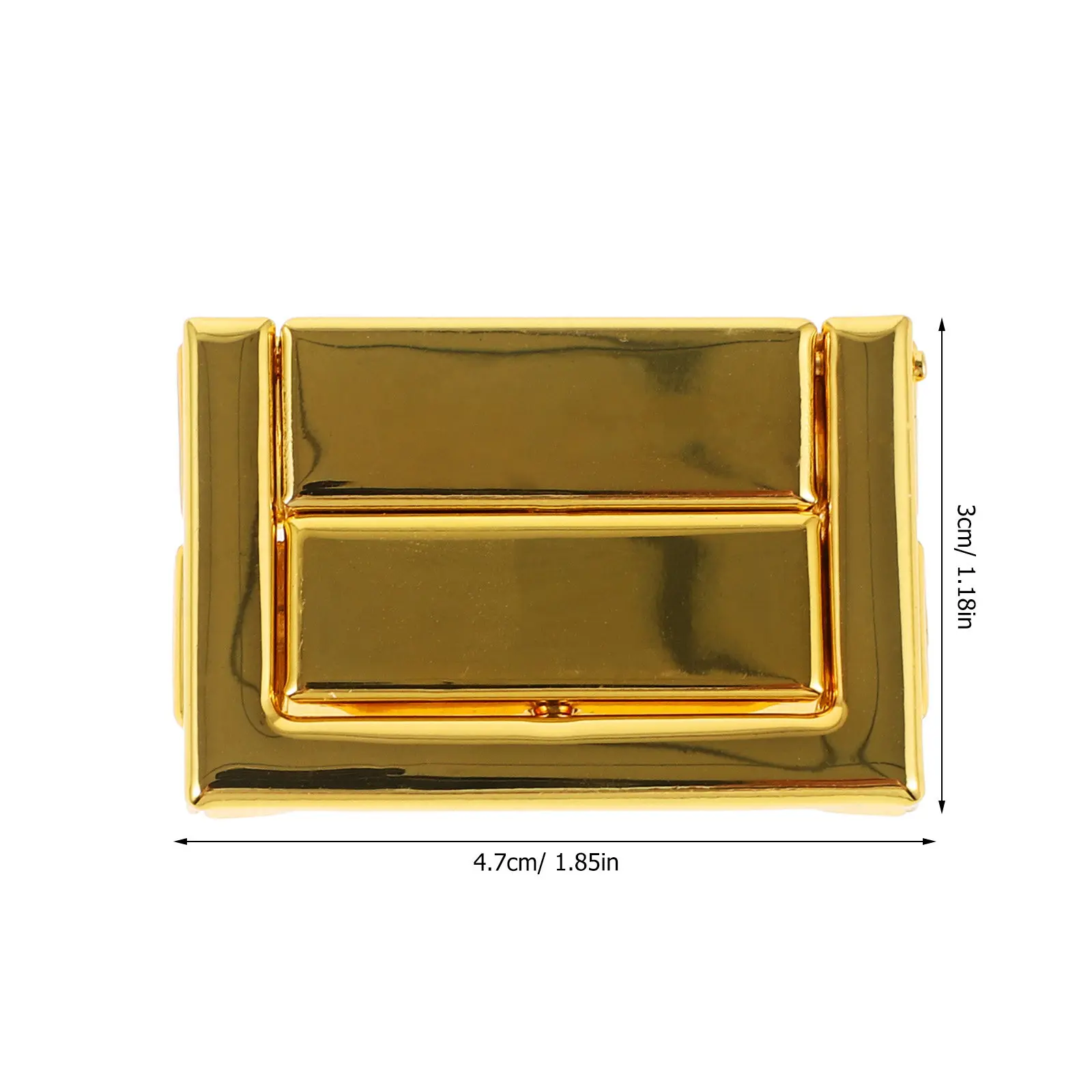 Modern Alloy Gift Box Hasp Latch For Jewelry Boxes Wood Packaging Buckle Lock Small Metal Cabinet Hasp Latch Gift