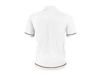 POLO d'été à revers en soie glacée pour hommes, T-shirt à manches courtes, haut pour hommes 4