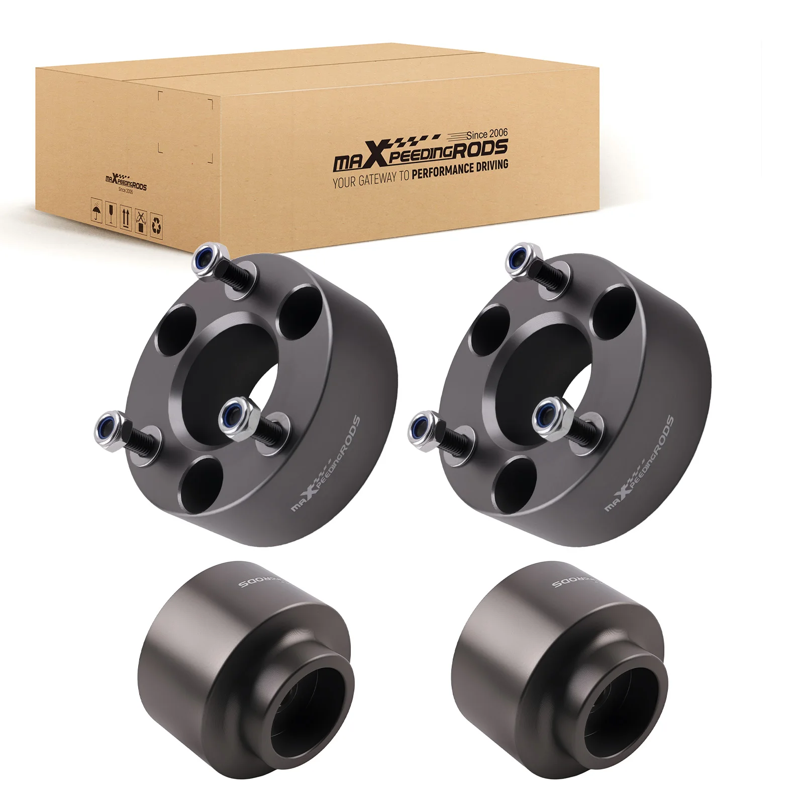 Kits de Elevación de Nivelación Delantera de 3 Pulgadas y Trasera de 2 Pulgadas MaXpeedingrods para Dodge Ram 1500 4X4 4WD con Resorte Helicoidal