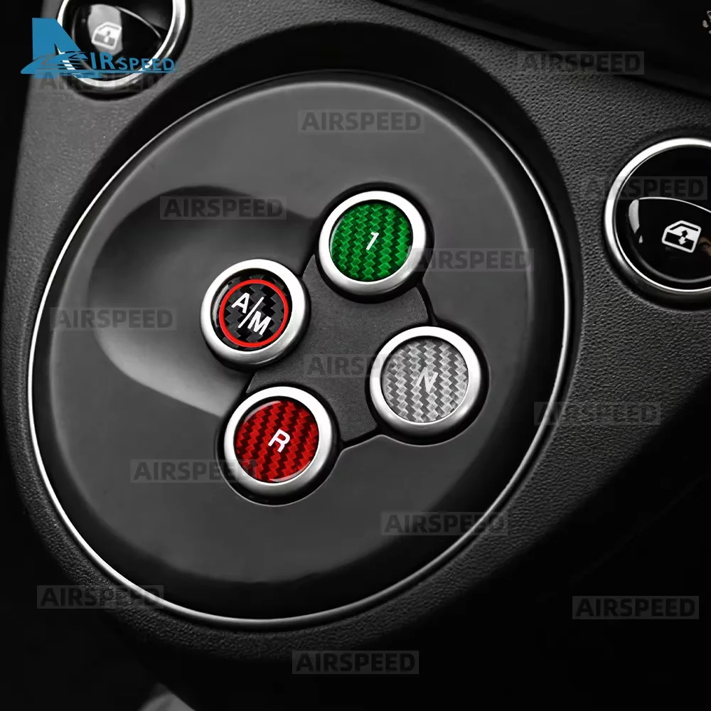 

Real Hard Carbon Fiber Sticker For Abarth 595 695 2012-2015 2016 2017 2018 2019 2020 2021 2022 2023 Automatic Gear Shift Button