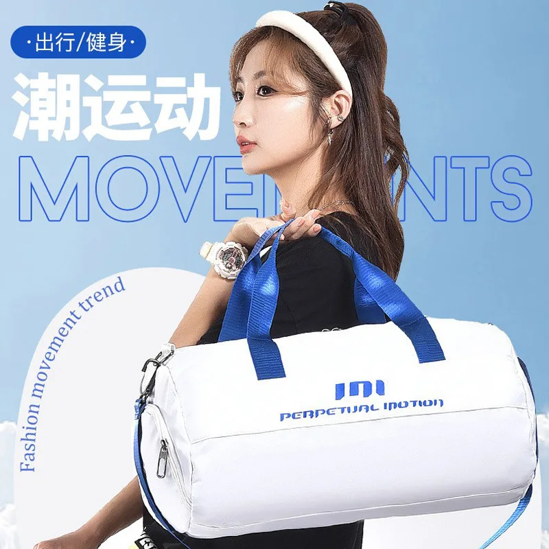 Fitness Duffel Isolated Wet Storage Compartment Oversized Gear Bag for Tennis & Pickleb Crossbody Sports Bag Yoga Bag Travel Bag - view 3