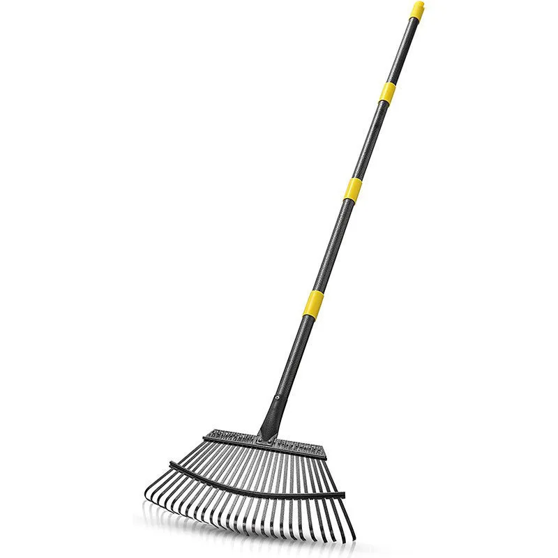 

2025 Fallen Leaves Gardening Household Cleaning Rake Leaf Rake Stainless Steel Garden Rake