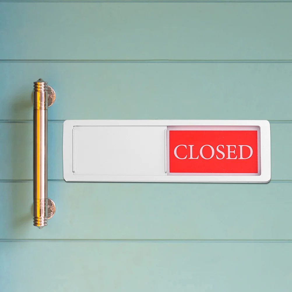 

2Pcs Privacy Sign Magnetic Sliding Indicator Office Door Meeting Room Open Close Sign Occupied Vacant Do Not Disturb