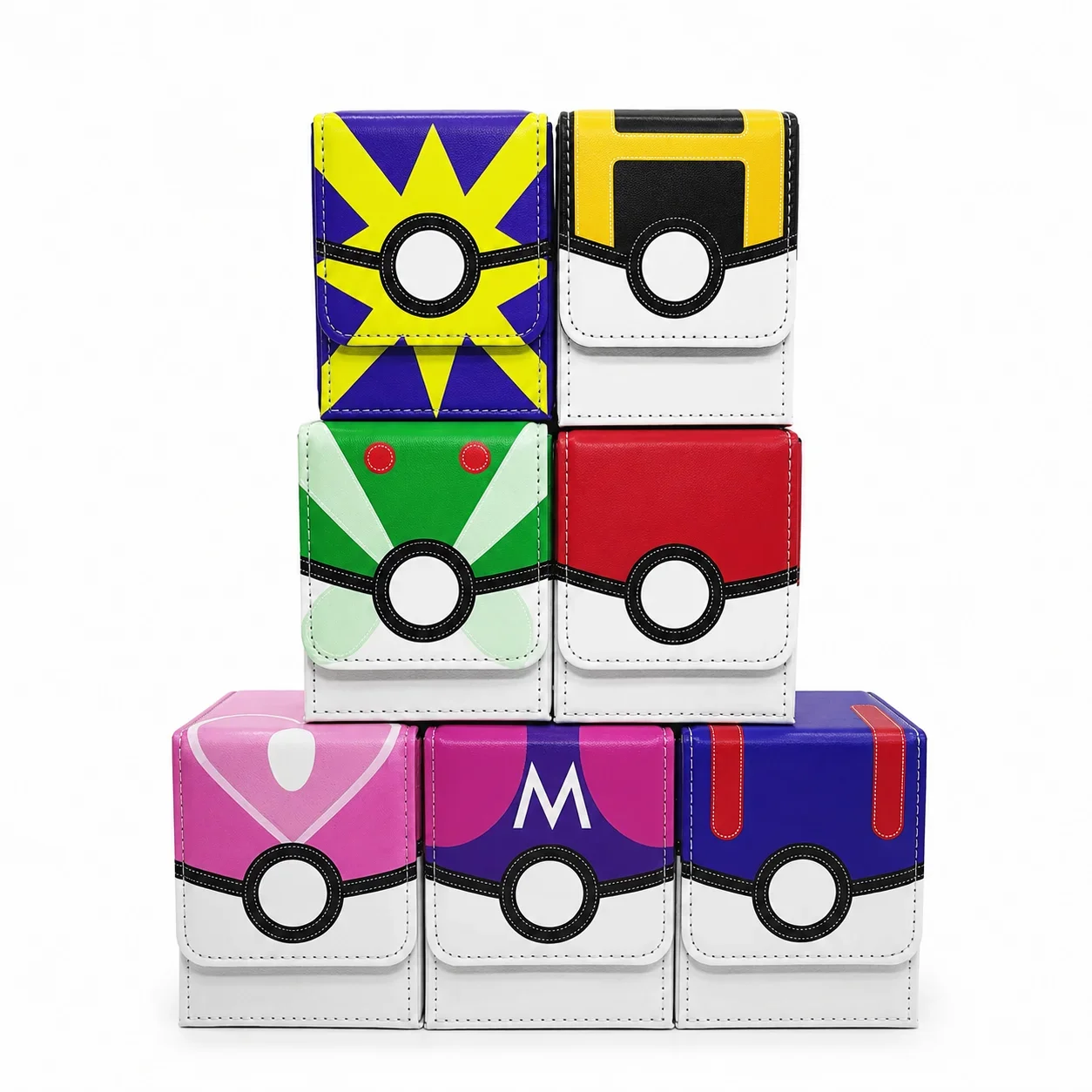 Caja para Cartas MTG / Organizador de Juegos de Mesa Pokémon — Caja de Almacenamiento Portátil para Mazos Commander y Cartas con