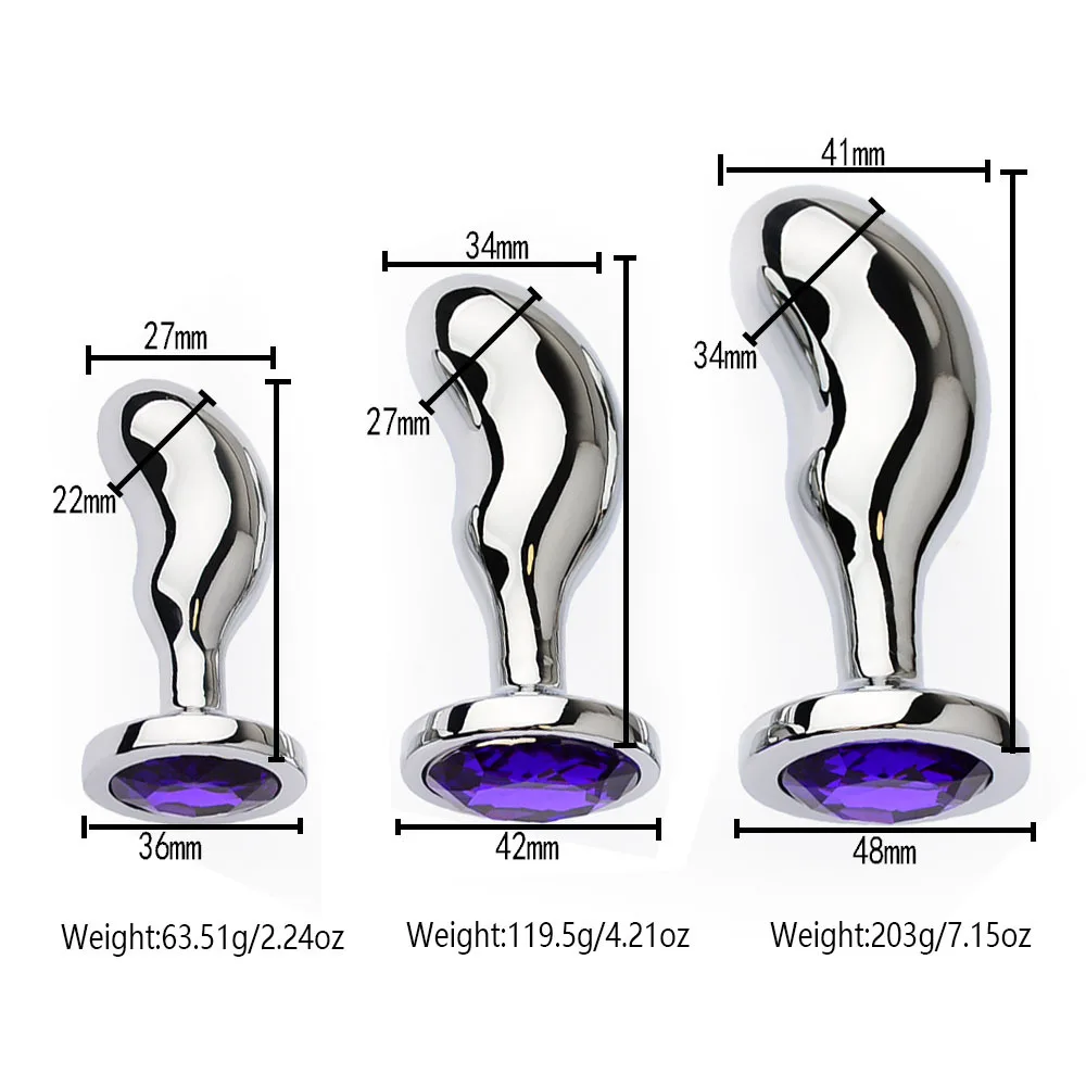 المكونات المعدنية الشرج المدرب الماس دسار المبتدئين Chudai لعبة الجنس الاستمناء الشرج موسع تحفيز مدلك متعة للزوجين #3