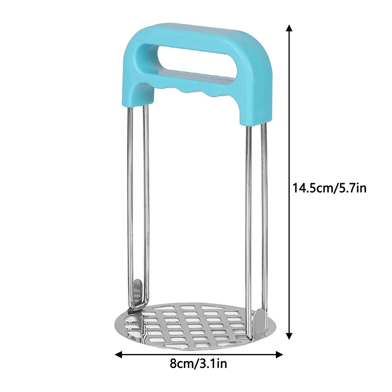 أداة مطبخ يدوية لمهراسة البطاطس المضغوطة، أداة مطبخ محمولة للأطفال، ملحقات المطبخ لخبز الفاكهة والخبز #6