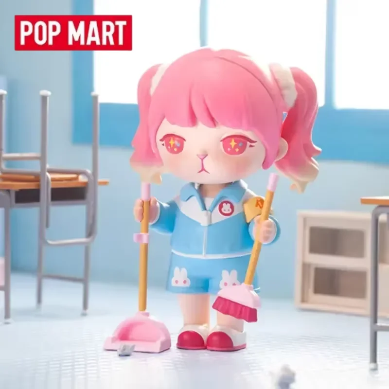 

POP MART Bunny School Campus Series слепая коробка игрушки Kawaii аниме фигурка Caixa Caja Surprise Mystery Box куклы подарок для девочек