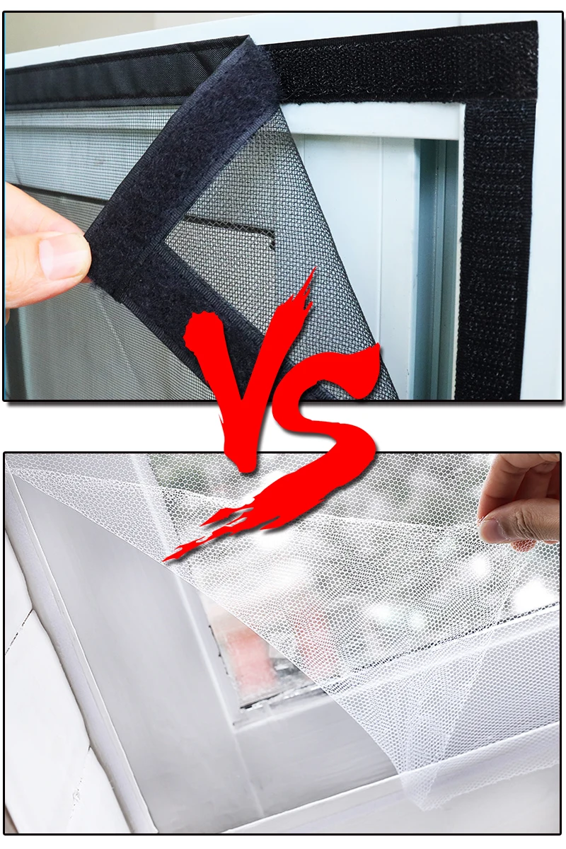 DTGJ Insect Mosquito Nets for Window Screen Mesh Custom Size Tulle Invisible Black Fiberglass Against Mosquitoes and Flies