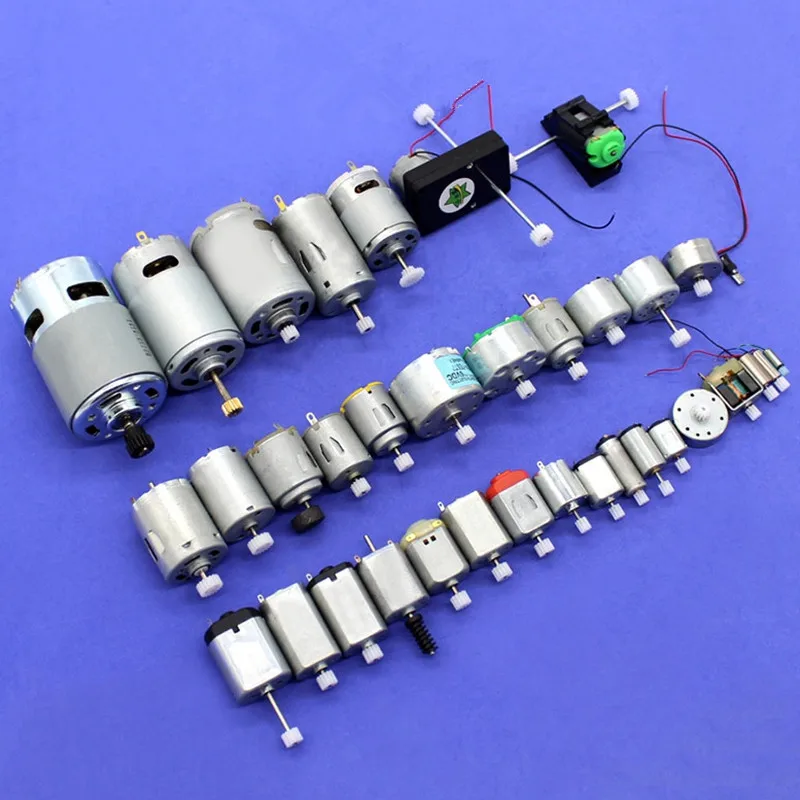 Miniature DC Motor Gear For DIY Model Making 130 020 310 300 130SH 4X8MM 050 140 180SH 030 614 775 N20 270 360 612 1220 545