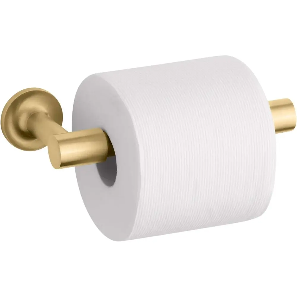 

Pivoting Toilet Paper Holder, Vibrant Brushed Brass