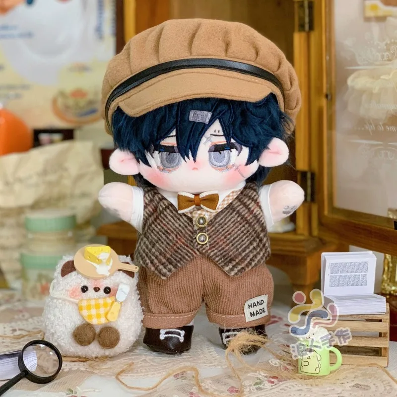 

Doll's Accessories 20cm Cotton Doll Clothes Star Doll No Attribute Plush Toys Original Handsome Pants Suit Detective Mr. Clothes