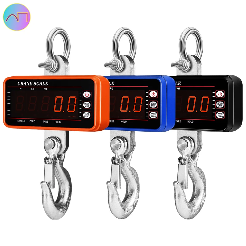 

1.5T 1T Crane Scale Heavy Hanging Scale 500kg 1000kg Scales Weigh Digital LED